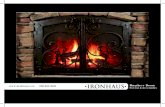 IRONHAUS Fireplace Doorsironhaus.com/wp...Fireplace-Doors-catalog-1.2019.pdf · Glass doors . provide better control and much more efficiency than an open fireplace. Mesh doors on