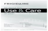 All about the Use & Caremanuals.frigidaire.com/prodinfo_pdf/Springfield/A06823606en.pdf · All about the of your Microwave Oven Use & Care USA 1-800-374-4432 Canada 1-800-265-8352