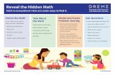 Reveal the Hidden Math · or older sibling may need to help hold up things so children can compare lengths. You can also trace the body part on paper to make it easier to compare