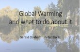 Global Warming and what to do about itoakham/Slides-CC... · 2019. 9. 24. · Outline of Presentation •Global Warming • It’s extent and cause • The harm it is causing already