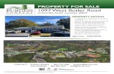 PROPERTY FOR SALE 1097 West Butler Road€¦ · • Zoned S-1, Greenville County Sale Price: $300,000.00 CONTACT: Grayson Burgess · 864.770.3288 · grayson@tbccre.com Trey Snellings