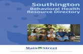 Southington - CT Clearinghouse · 2016. 11. 22. · library is located on 334 Farmington Ave, Plainville, CT 06062. For assistance in locating and connecting with appropriate mental