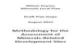 Milton Keynes Minerals Local Plan Draft Plan Stage August …...Stage 2: Detailed assessment Plan -making process SA process Site assessment process Stage 2a: Desktop assessment Stage