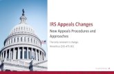 IRS Appeals Changes - Crowell & Moring IRS Appeals . Operating Principles . Crowell & Moring | 25 .