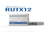 RUTX12 - teltonika-networks.comWireless mode WiFi security 4 x LAN ports, 10/100/1000 Mbps, compliance with IEEE 802.3, IEEE 802.3u, 802.3az standards, supports auto MDI/MDIX WAN port