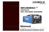 170 HF WELDSKILL - cigweld.com.au...170 AMP 240 V DC H F 170 HF Operating Manual Version No: AA Issue Date: April 23, 2008 Manual No.: 0-5070 Operating Features: WELDSKILL® INVERTER