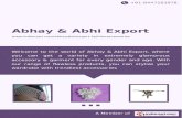 Abhay & Abhi Export3.imimg.com/data3/RD/JK/MY-3007741/rectangular-braided-area-rug.pdfHAIR ACCESSORIES Here we are presenting new stylish hair amenities. Accessories including hair