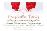Cozy Christmas Fellowship€¦ · 165 E. Main Street Westminster, MD 410-848-8325  December 25, 2016 10am Cozy Christmas Fellowship