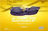 A pAir Of sAndAls* · 2014. 2. 26. · *Or A trAnsporter of brilliAnce A pAir Of sAndAls*  be mOre At Au summer university denmArk