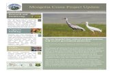 Mongolia Crane Project Update - International Crane Foundation...Development, and Tourism of Mongolia (MEGDT). During this meeting, The Nature Conservancy (TNC) presented its project