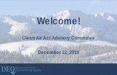 Welcome! [deq.mt.gov] · Context - 2019: Receive and process ~1,400 compliance reports from AQ Permitted Sources (mostly stationary) 1. Stop 2. Summarize 3. Consolidate 4. Communicate