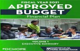 Government of the District of Columbia · 8/27/2020  · Government of the District of Columbia FY 2021 Approved Budget and Financial Plan #DCHOPE Volume 1 Executive Summary Submitted