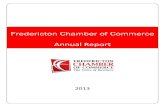 Fredericton Chamber of Commerce · 6/5/2013. CHIEF EXECUTIVE OFFICER’S REPORT . Krista Ross – Fredericton Chamber of Commerce . As the chamber year draws to a close, I would like