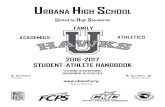 URBANA HIGH SCHOOL · 2016. 9. 7. · The UHS Boosters Club provides all awards for the UHS awards program. A. Varsity letter winner, felt Varsity letter “U”, pin, certificate