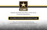 Deputy Assistant Secretary of the Army Financial Operations · 1st Full Audit: 2016 DISA Working Capital Fund 1st Full Audit: 2016 DoD OIG 1st Full Audit: 2015 Army Working Capital