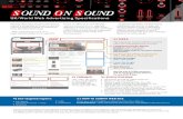 UK/World Web Advertising SpecificationsUK/World Web Advertising Specifications Recently relaunched, the Sound On Sound website is recognised as the go-to resource online for anyone