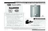 RESIDENTIAL GAS WATER HEATERSpdf.lowes.com/installationguides/035505002952_install.pdf · 2018. 8. 20. · RESIDENTIAL GAS WATER HEATERS ... GET TO KNOW YOUR WATER HEATER - GAS MODELS