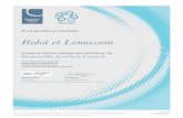 Rolot et Lemasson - Responsible Jewellery Council · e eoe eee o e ag ae of e o fo eoe eee Pae e o fo eoe eee Pae ea oo e o fo eoe eee Pae egee ga a ae oa e Page 3 of 4 Certificate