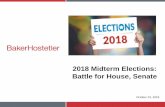 2018 Midterm Elections: Battle for House, Senate...Oct 23, 2018  · • GOP currently hold 235 seats, Democrats 193 seats, 7 vacancies • Democrats need to gain 23 net seats to win