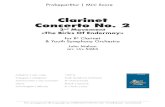 Clarinet Concerto No. 2 - OBRASSO · 2020. 4. 22. · Clarinet Concerto No. 2 2nd Movement ... Soloinstrument | solo instrument Bb Clarinet (Solo) Genre Klassik | classical Schwierigkeit