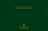 OYSTER PERPETUAL YACHT-MASTER II - Rolex · 1700138 Rolex Traité par: CP – Opérateur: NB ME Yacht-Master II 9.2017 Chinois HK 668.49