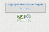 Aggregate Demand and Supply - Maitahmaitah.com/lectures/6_Demand_and_supply.pdf · 2019. 4. 29. · Aggregate Demand (AD) Factors That Can Change AD Short-Run Aggregate Supply (SRAS)
