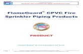 FlameGuard CPVC Fire Sprinkler Piping Products63.156.201.111/SMC/PDFs/FLAMEGUARD_FG-1.pdf · FlameGuard® Product FlameGuard® CPVC Fire Sprinkler Pipe, Fittings, Valves & Solvent