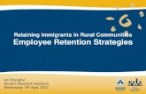 Retaining Immigrants in Rural Communities Employee ... · • Baytech Plastics. • Others include Canadian General -Tower Limited, Precision Plastics Inc., Innotech Precision Inc.