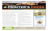 COMPANY PRINTING PRINTER’S PRESS · » Turn off outside faucets and store hoses. This only applies if you live in a climate where the temperatures drop below freezing. » Service