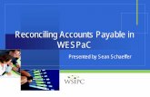 Reconciling AP in WESPaC · Only applicable if Comp Tax accrual account code is the same as AP accrual account code (GL 601 in most cases) Recommend accounting for Comp Tax accrual