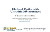 Flatland Optics with Ultrathin Metasurfaces · 2018. 9. 9. · J. S. Gomez-Diaz - Flatland Optics with Ultrathin Metasurfaces 15 Graphene-based THz Antennas Planar configuration E0