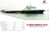 INSTONE TIDE - Tidewater · 60m Anchor Handling Tug INSTONE TIDE Length, Overall: 197 ft 60.1 m Beam: 52.5 ft 16 m Depth: 19.7 ft 6 m Maximum Draft: 16.7 ft 5.1 m Minimum Height: