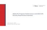 2018 CPC Program Performance and 2019 CPC Activity ......• This organization will analyze and evaluate aggregated information on quality and access to health care services for Medicaid