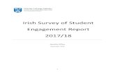 Irish Survey of Student Engagement Report 2017/18 · UG Cert/Diploma 11 1 12 4 3 0 7 ... Grad Cert/Dip Taught Masters 61 61 0 0 58 58 417 417 0 461 461 . 6 2. Executive Summary This
