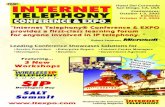Welcome TTo IINTERNET TTELEPHONY Conference && EEXPO ##6 · Welcome TTo IINTERNET TTELEPHONY® Conference && EEXPO ##6 2 Contact Bruce Hirsch to Register: (203) 852-6800, ext. 130.