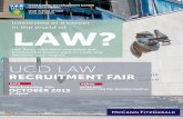 Interested in a career in the world of LAW? LAW Careers Fair Booklet 2015... · We are currently recruiting for our Trainee Solicitor Programme. As a Trainee Solicitor you’ll have