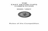 THE EAST DEVON CUPS COMPETITION 2020 / 2021 · the East Devon Senior Cup or the East Devon Bill Slee Cup but not the East Devon Geary Cup. No Player can play in the Football Express