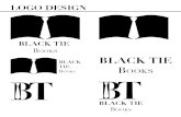 BOOKS BLACK BLACK TIE TIE BOOKS · the book and tie logo was designed to be used in a scaleable fashion, as to be visible in its smallest sizes.the bt and tie logo is to be used in
