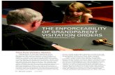 tHe enFoRCeaBiLitY oF GRanDPaRent Visitation oRDeRs€¦ · Grandparent Visitation Statutes In Troxel v. Granville, the Supreme Court invalidated the majority of grandparent visitation