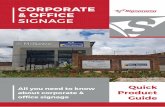 CORPORATE & OFFICE SIGNAGE 2020. 6. 25.آ  Pylon Signs, Monument Signs, Metal Panel & Post Signs, Billboards