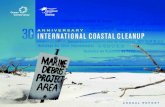 ANNIVERSARY th INTERNATIONAL COASTAL CLEANUP€¦ · Gulf States Regional OfÞce, State Coordinator, Texas Coastal Cleanup, 1986 USA 1. Thank you to every volunteer that has ever