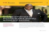 MASTER OF EDUCATION IN ENROLLMENT What sets the USC ... · 9/1/2019  · Institutional Positioning and Branding Enhancing Student Retention Capstone TUITION Tuition for 2019–20