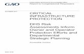 GAO-18-62, Accessible Version, CRITICAL INFRASTRUCTURE ... · Page 1 GAO-18-62 Critical Infrastructure Protection 441 G St. N.W. Washington, DC 20548 Letter October 30, 2017 The Honorable