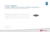 EVA-M8M · u-blox M8 concurrent GNSS modules . Hardware Integration Manual . Abstract. This document describes the hardware features and specifications of the cost effective EVA-M8M