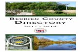 B ERRIEN C OUNTY D IRECTORY - Niles Charter Township, Michigan County Directory_201804261247267693... · 2018. 7. 2. · Galien river county Park The Galien River County Park in New