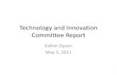 Technology and Innovation Committee Report - NASA · Proposed FY 2012 Space Technology Budget. Exploration Technology Development (30%) Crosscutting Space Technology Development (42%)