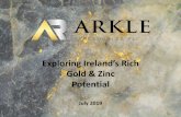Gold & Zinc Potential - Arkle Resources PLC (LON: ARK) · This presentation does not constitute an offer to the public as referred to in section 85 of the Financial Services and Markets