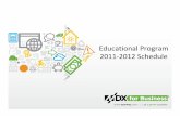 Educational Program 2011 2012 Schedulemdxway.com/pdf/economic_development/Education_Program_FY_1… · The Miami‐Dade Expressway Authority (MDX) would like to invite you and your