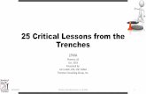 25 critical Lessons From The Trenches€¦ · 25/10/2018  · The Culture Grid Quad 2 –High values, low performance, train, mentor , coach Quad 3 –High values, High Performance,