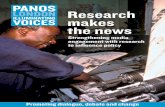 Research makes the news - Panos Networkpanoslondon.panosnetwork.org/wp-content/files/2011/03/Research_… · and marijuana – has contributed to a high level of violent crime in